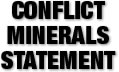 Conflict Minerals Statement